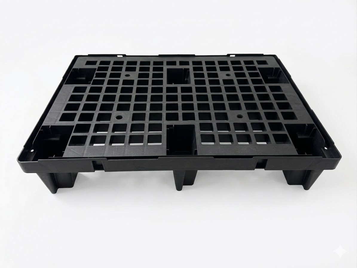 Semi Pallet in Polipropilene LIGHT Incastrabile e Impilabile 60x80x12 cm